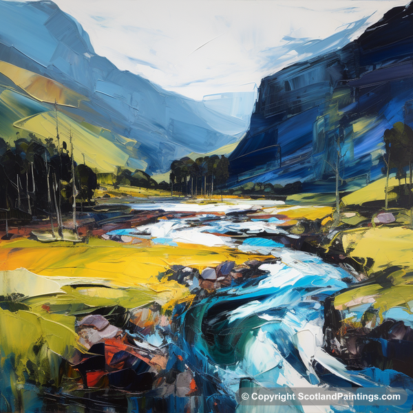 Painting - Glen Esk - Scottish Glens