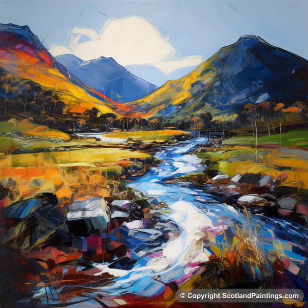 Painting - Glen Esk - Scottish Glens