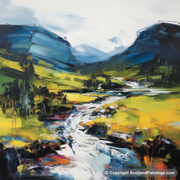 Painting - Glen Esk - Scottish Glens