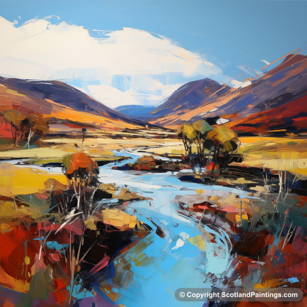 Painting - Glen Esk - Scottish Glens