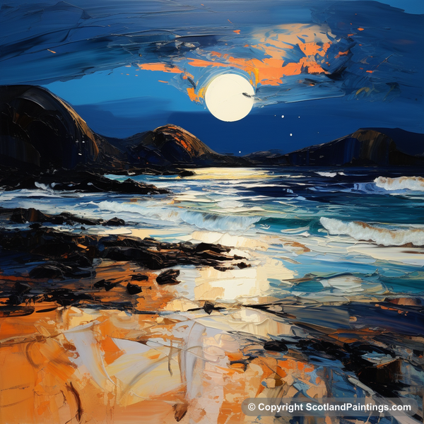 Painting - Seilebost Beach - Scottish Beaches