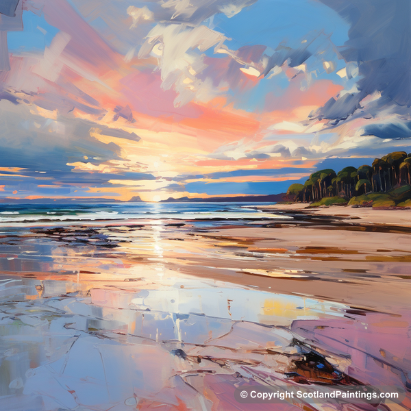 Painting - Longniddry Beach - Scottish Beaches