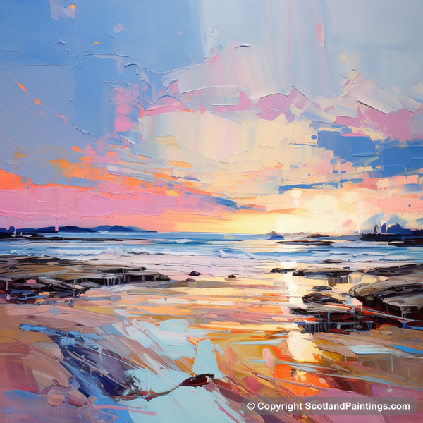 Painting - Longniddry Beach - Scottish Beaches