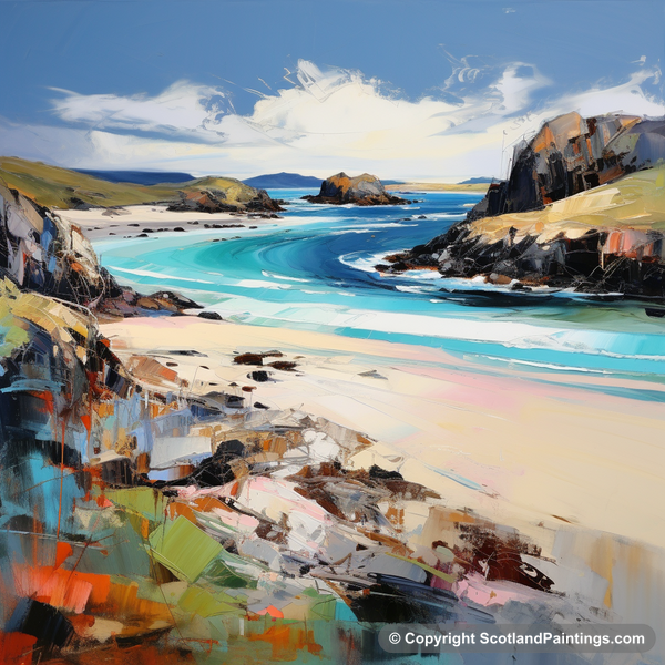 Painting - Balnakeil Bay - Scottish Coves