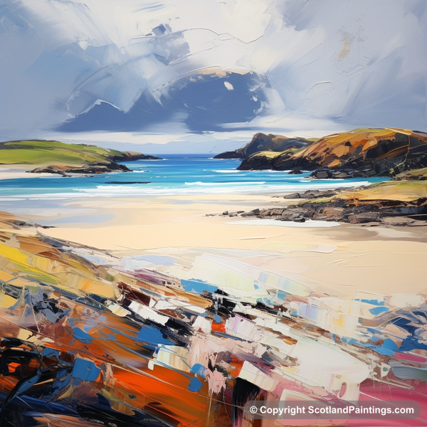 Painting - Balnakeil Bay - Scottish Coves