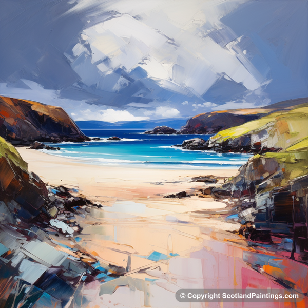 Painting - Balnakeil Bay - Scottish Coves