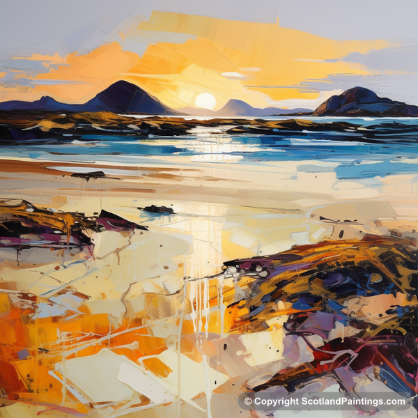 Painting - Mellon Udrigle Beach - Scottish Coves