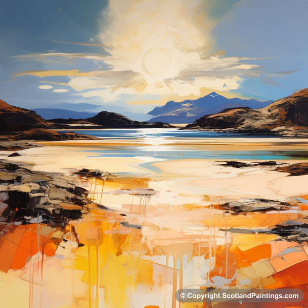 Painting - Mellon Udrigle Beach - Scottish Coves