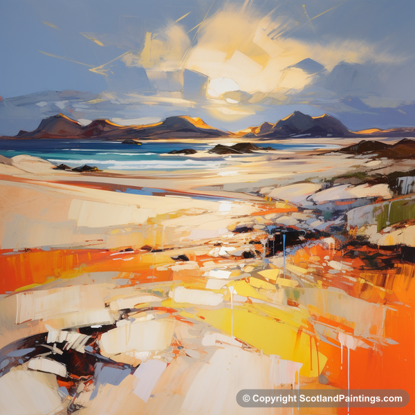 Painting - Mellon Udrigle Beach - Scottish Coves