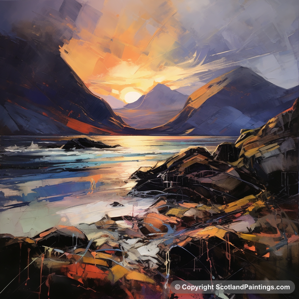 Painting - Elgol Bay - Scottish Coves