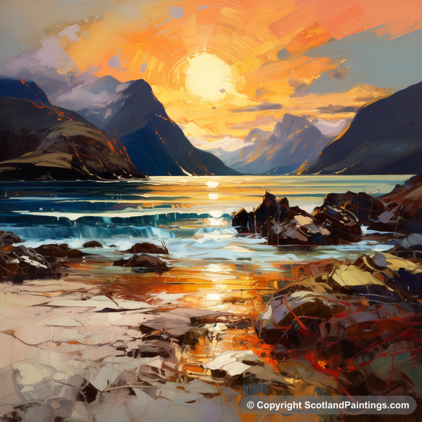 Painting - Elgol Bay - Scottish Coves