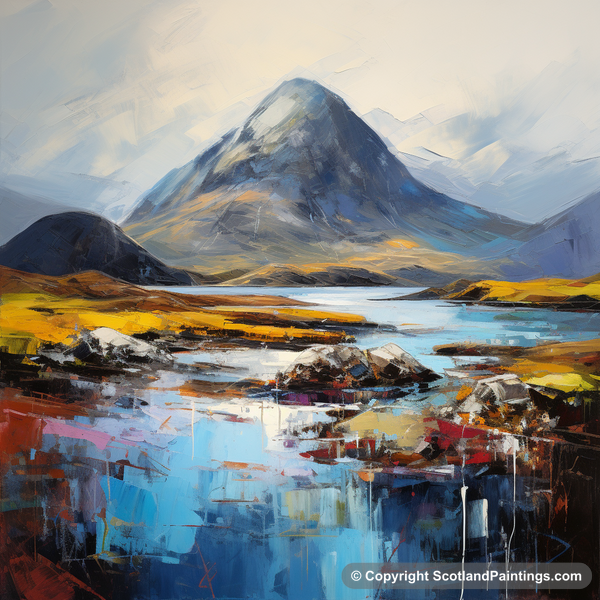 Painting - Beinn Alligin - Scottish Mountains