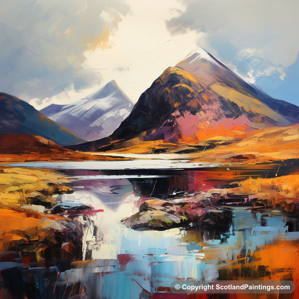 Painting - Beinn Alligin - Scottish Mountains