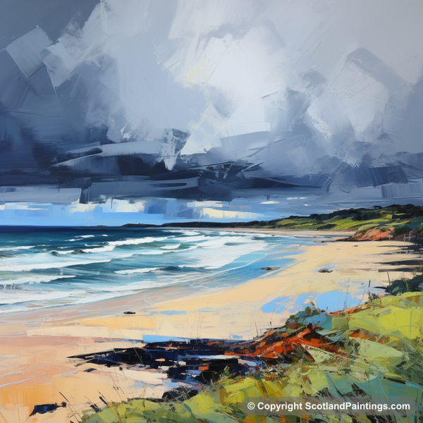 Painting - Gullane Beach - Scottish Beaches