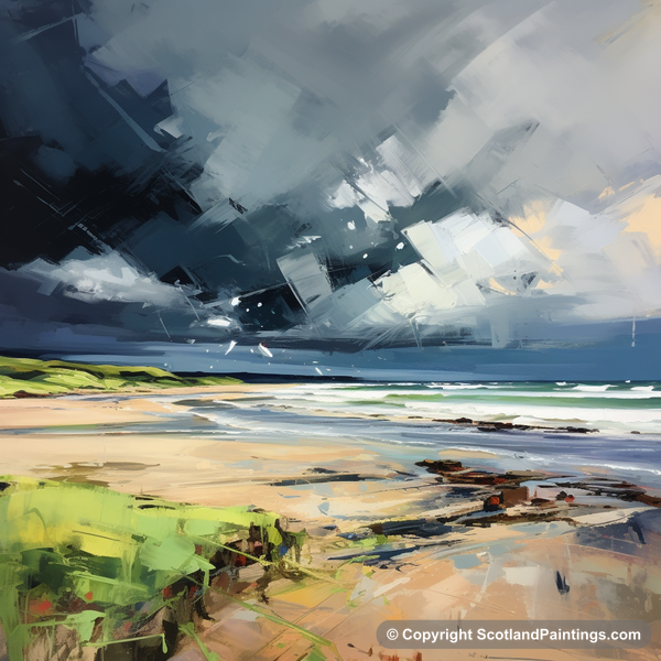 Painting - Gullane Beach - Scottish Beaches