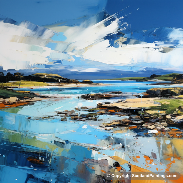 Painting - Largo Bay - Scottish Beaches