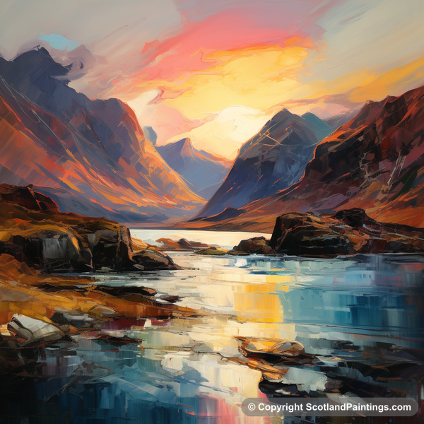 Painting - Loch Coruisk - Scottish Coves