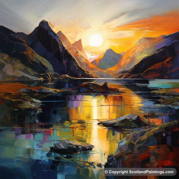 Painting - Loch Coruisk - Scottish Coves