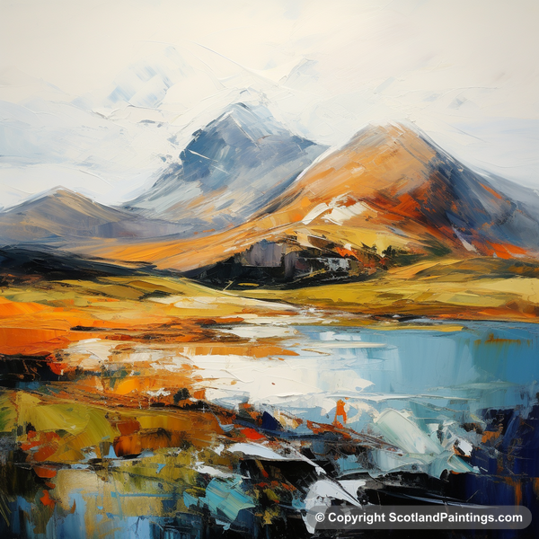 Painting - Beinn Alligin - Scottish Mountains