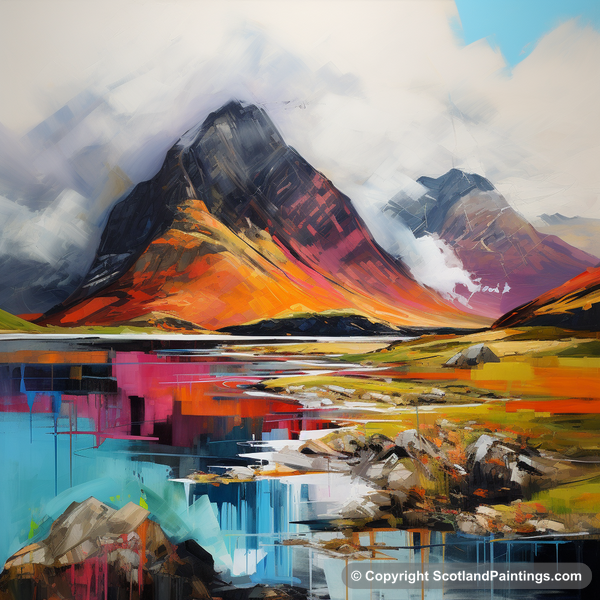 Painting - Beinn Alligin - Scottish Mountains