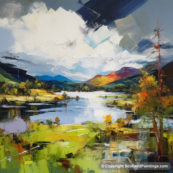 Painting - Loch Awe - Scottish Lochs