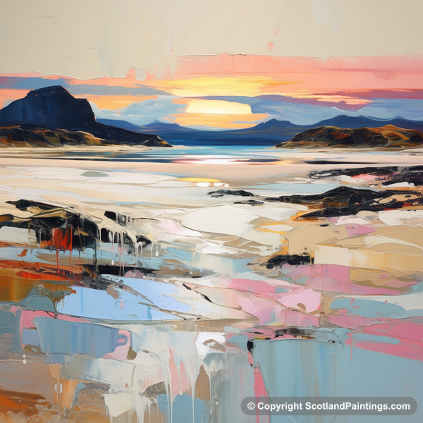 Painting - Mellon Udrigle Beach - Scottish Coves