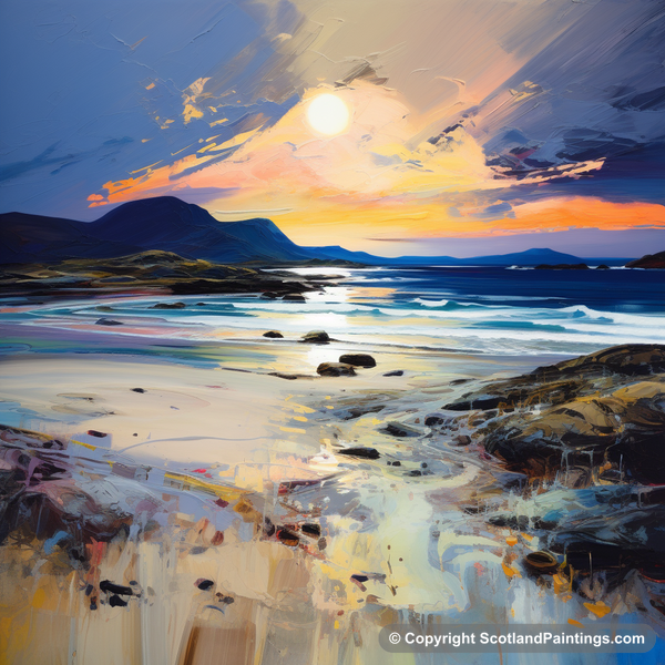 Painting - Mellon Udrigle Beach - Scottish Coves