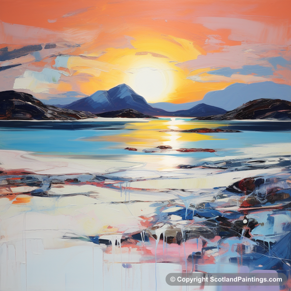 Painting - Mellon Udrigle Beach - Scottish Coves