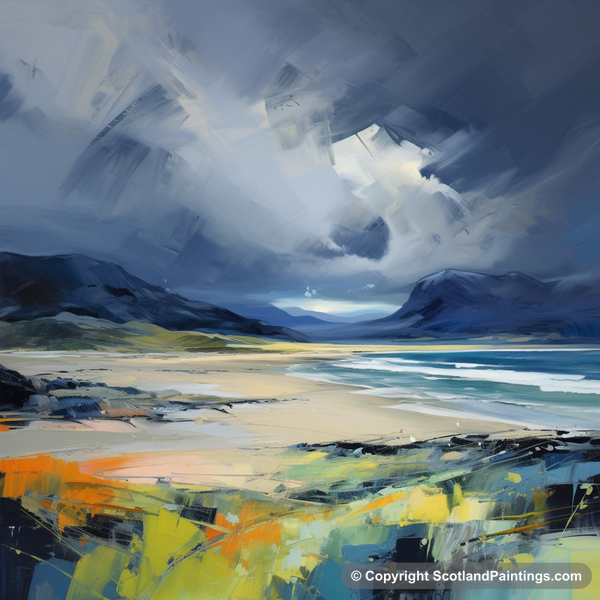 Painting - Scarista Beach - Scottish Beaches