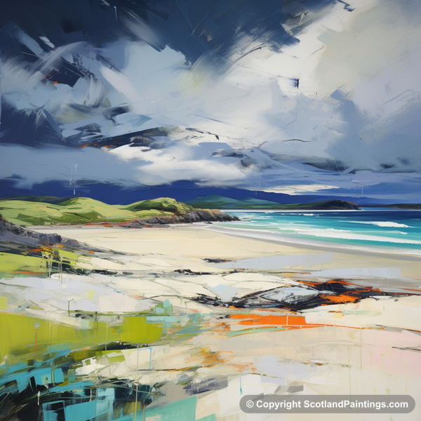 Painting - Scarista Beach - Scottish Beaches