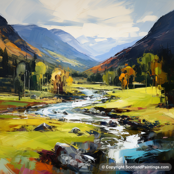 Painting - Glen Lyon - Scottish Glens