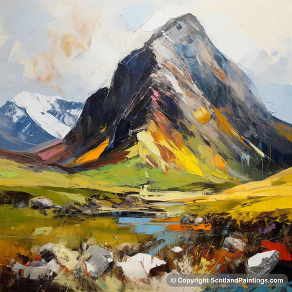 Painting - Stob Coire Raineach - Scottish Munros