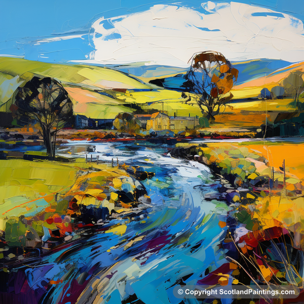 Painting - River Deveron - Scottish Rivers