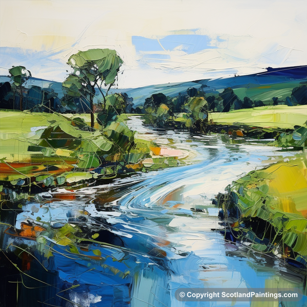 Painting - River Deveron - Scottish Rivers