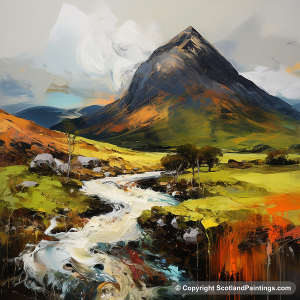 Painting - Cruach Àrdrain - Scottish Munros