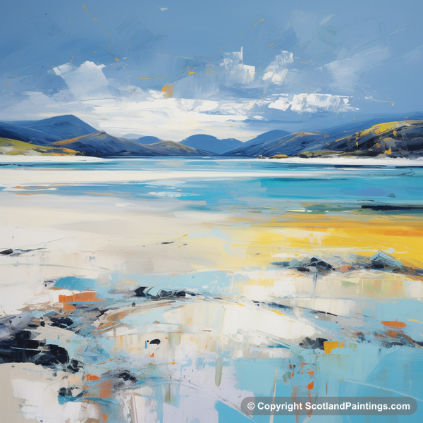 Painting - Luskentyre Sands - Scottish Beaches