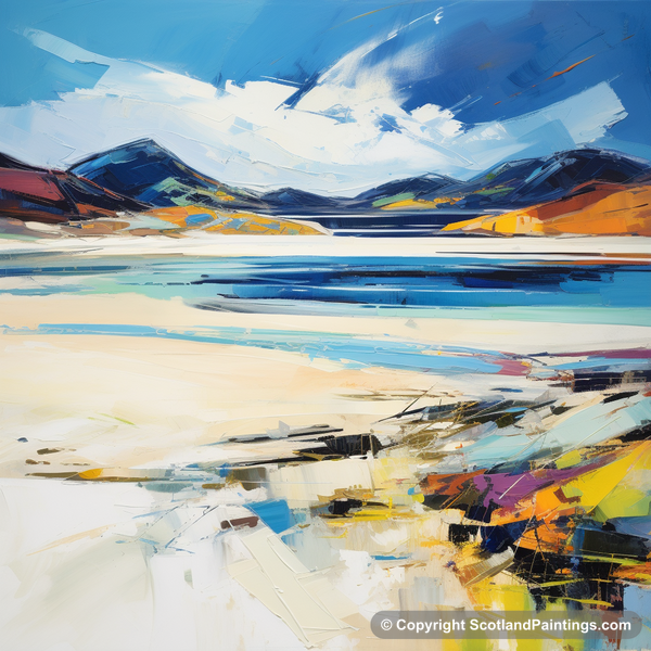 Painting - Luskentyre Sands - Scottish Beaches