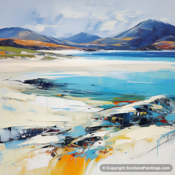 Painting - Luskentyre Sands - Scottish Beaches