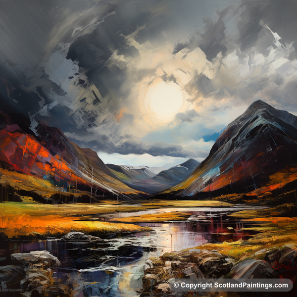 Painting - Glencoe - Glencoe