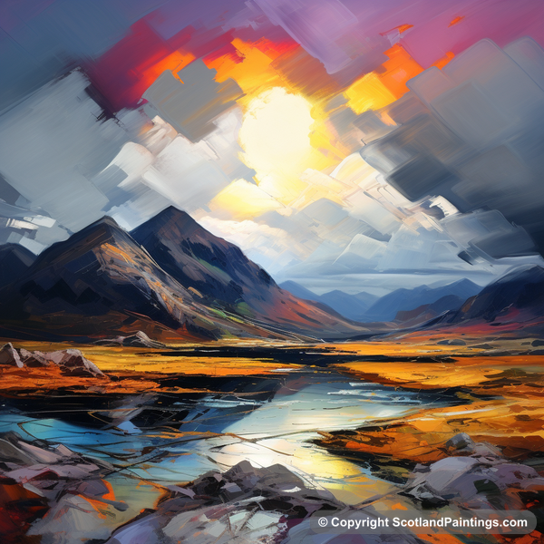 Painting - Glencoe - Glencoe