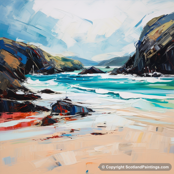 Painting - Durness Beach - Scottish Beaches