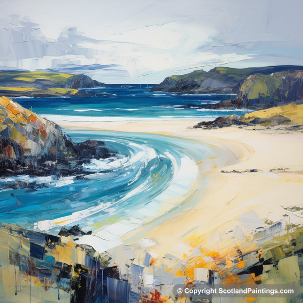 Painting - Durness Beach - Scottish Beaches