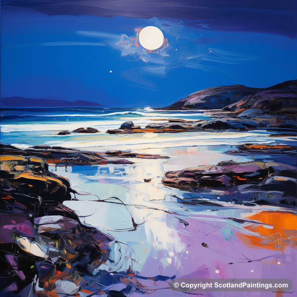 Painting - Seilebost Beach - Scottish Beaches