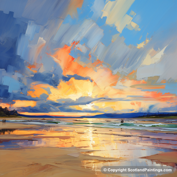 Painting - Nairn Beach - Scottish Beaches