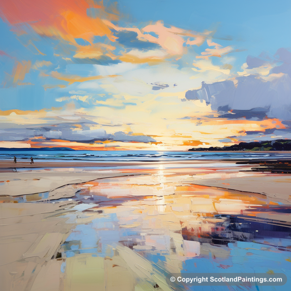 Painting - Nairn Beach - Scottish Beaches