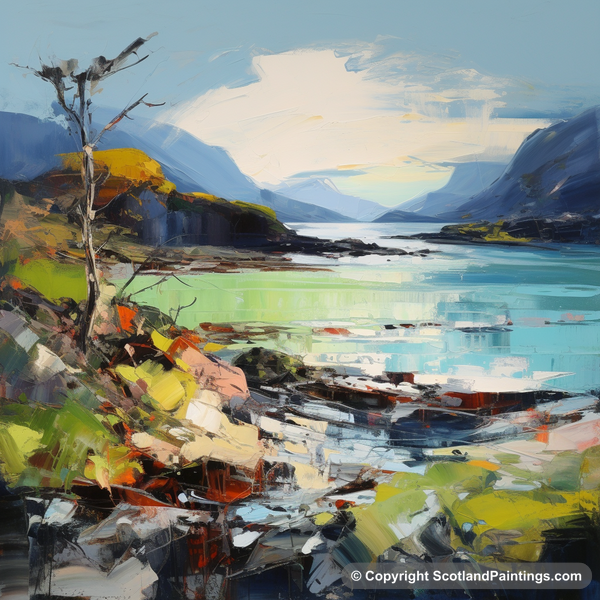 Painting - Ardtun Bay - Scottish Coves