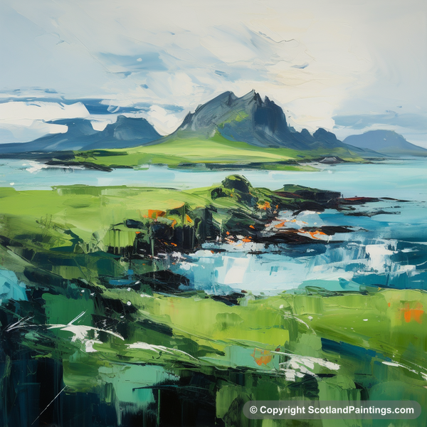 Painting - Isle of Eigg - Scottish Islands