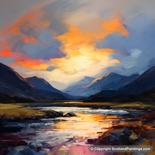 Painting - Glencoe - Glencoe