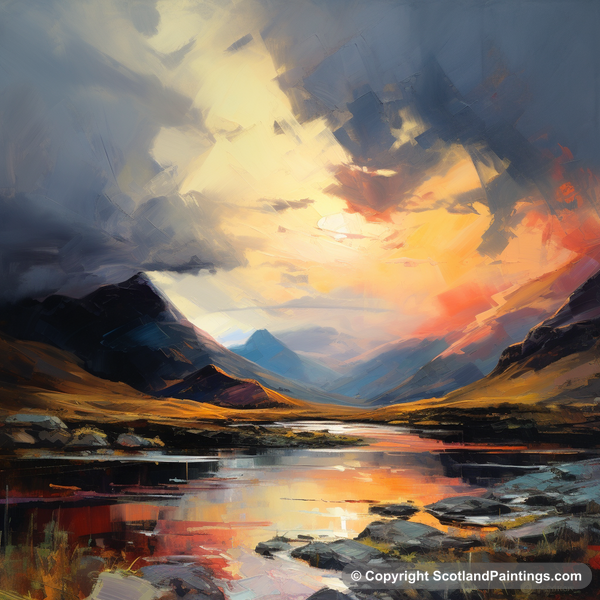 Painting - Glencoe - Glencoe