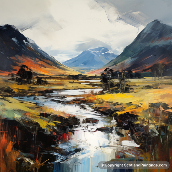 Painting - Glencoe - Scottish Glens